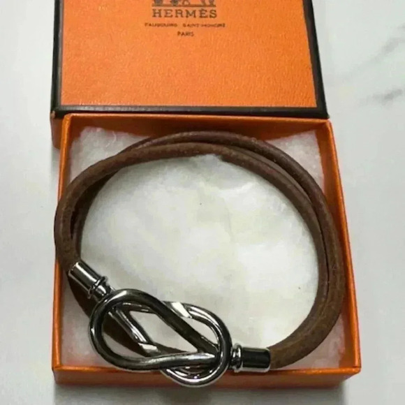 Hermes Atame Leather Bracelet or Choker + Box - Picture 7 of 7